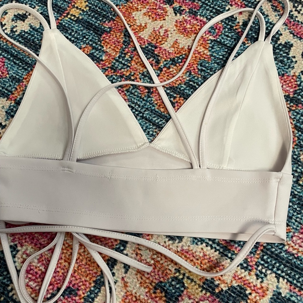 White crop top